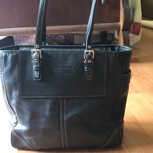 Black Coach shoulder bag